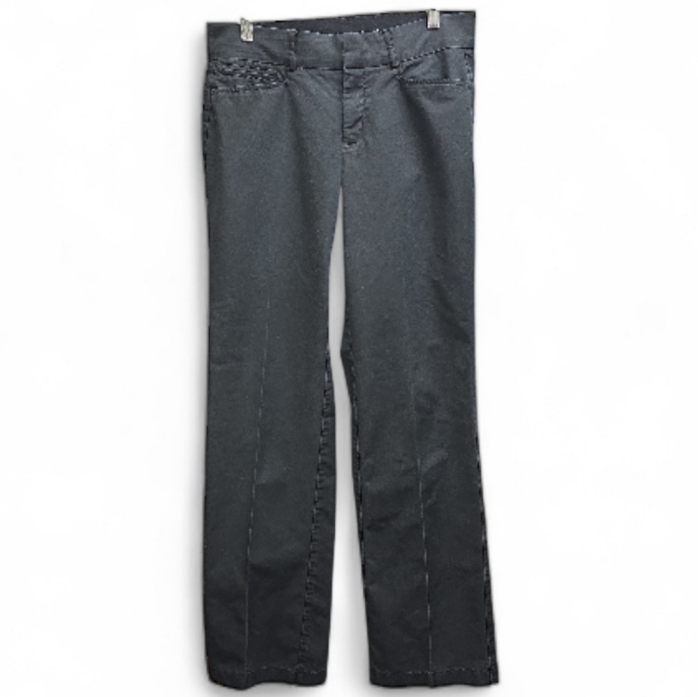 Dockers Women's Classic Black Straight Leg Dress‎ Pants Size 6L Business Casual
